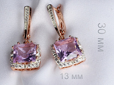 фото Серьги  fallon - (артикул - 18e07250-FF8573)