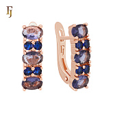 фото Серьги  fallon - (артикул - 18e01770-FF8347)