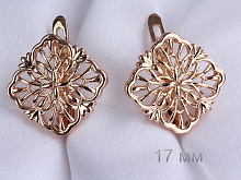 фото Серьги  fallon - (артикул - 18e01700-FF8374)